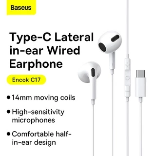 BASEUS Encok C17 หูฟังอินเอียร์มีสาย Type-C พร้อมไมโครโฟน