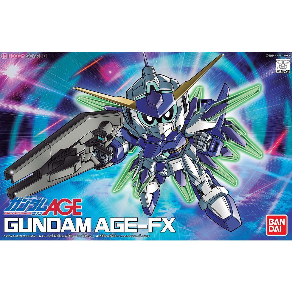 SD Gundam AGE-FX BB376 BANDAI 4543112785404 4573102635181 420
