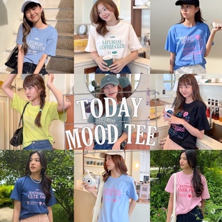 Choosedress Today Mood Tee เสื้อยืดตัวอักษรminimal styles A1704, A1772, A1774, A1785, A1786, A1788