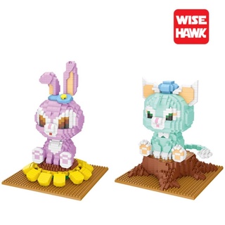 นาโนWISE HAWK 2635-2636 ชุดPURPLE RABBIT BLUE CAT 1027-1109 pcs