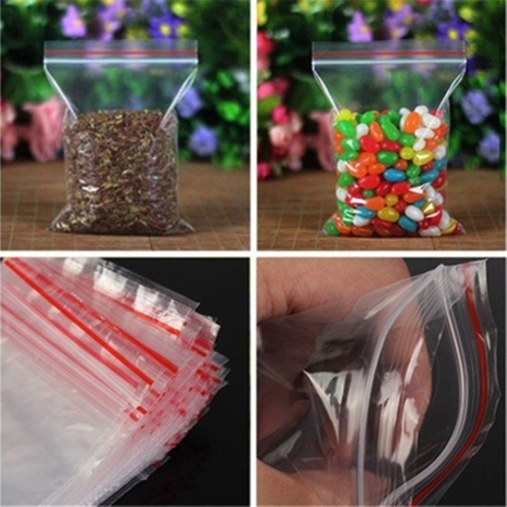 Cossy 100 ชิ้น/แพ็คเครื่องประดับถุงซิป Home Self กาวบรรจุภัณฑ์ PE กระเป๋า - รูปที่ 5