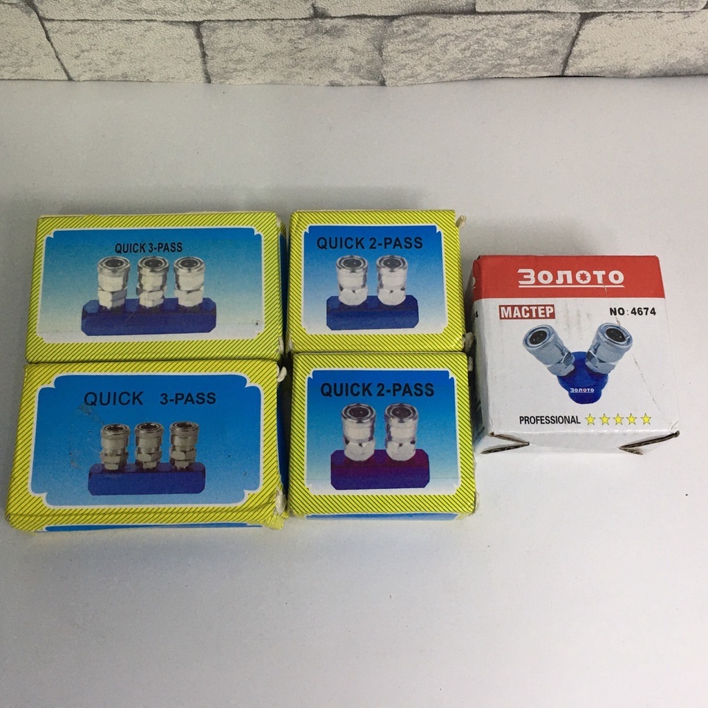 [041] B1-3คอปเปอร์แยกลม เพิ่มหัวลม พร้อมข้อต่อด้านเข้า 1/4"
