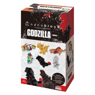 ของแท้จากญี่ปุ่น🧡 Kawada NBMC 12 Nanoblock Mininano Godzilla (6 Types) มินินาโนบล็อคก็อตซิลล่า