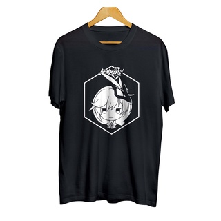 เสื้อยืดใหม่ 2022เสื้อยืดผ้าฝ้าย 100% พิมพ์ลายเกม KALLEN KASLANA chibi - HONKAI IMPACT ยุค 30L XL  XXL 3XL