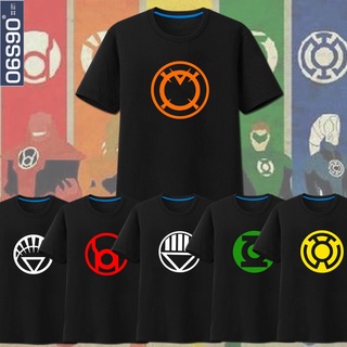 [COD]Seven Lights Legion ล้อมรอบเสื้อยืด DC Hero Traffic Lantern ครึ่งแขนเสื้อเยาวชนคอกลมแขนสั้น TrendS-5XL