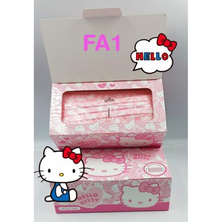 แมสคิตตี้ Hellokitty หน้ากากอนามัย ลายคิตตี้ ลิขสิทธิ์แท้ ขนาดผู้ใหญ่