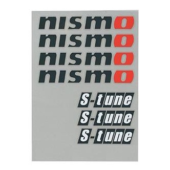 ชุดสติ๊กเกอร์ NISMO S-tune (สีดํา)