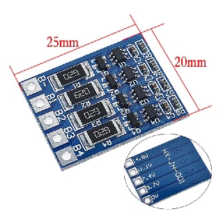 BMS 4 วินาที 14.8 โวลต์ 16.8 โวลต์ 18650 แบตเตอรี่ลิเธียมชาร์จคณะกรรมการป้องกันแบตเตอรี่ B Alancer ควอไลเซอร์ PCB ชาร์จโมดูล
