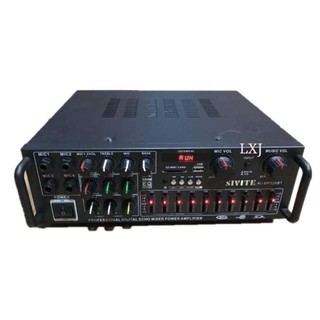 ﻿LXJ เครื่องขยายเสียง 2x120W RMS รองรับBluetooth USB MP3 SDCARD รุ่น AV-326BT