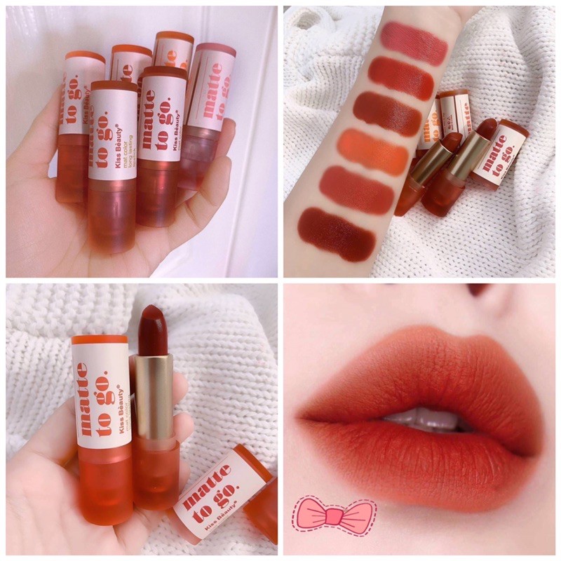 🍉เซตลิป​ Kiss​ Beauty​ 6​ แท่ง🍉