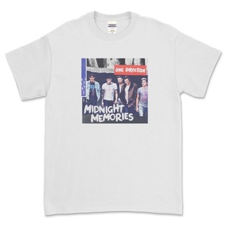 เสื้อยืด ลาย One DIRECTION - MIDNIGHT MEMORIES สีขาว