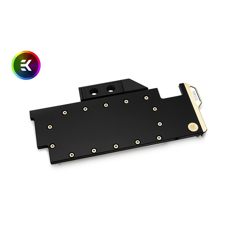 EK-Vector RTX Titan (Acetal + Gold) + Backplate (Black)