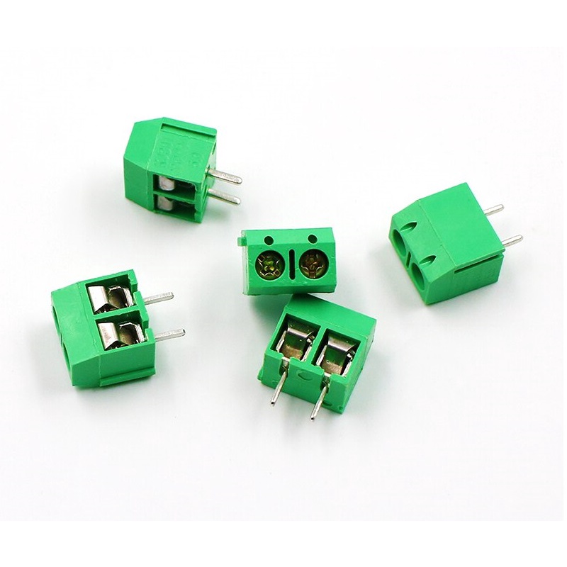 เทอร์มินอล 2 ขา สำหรับ เชื่อมต่อสายไฟ กับแผ่นวงจร PCB