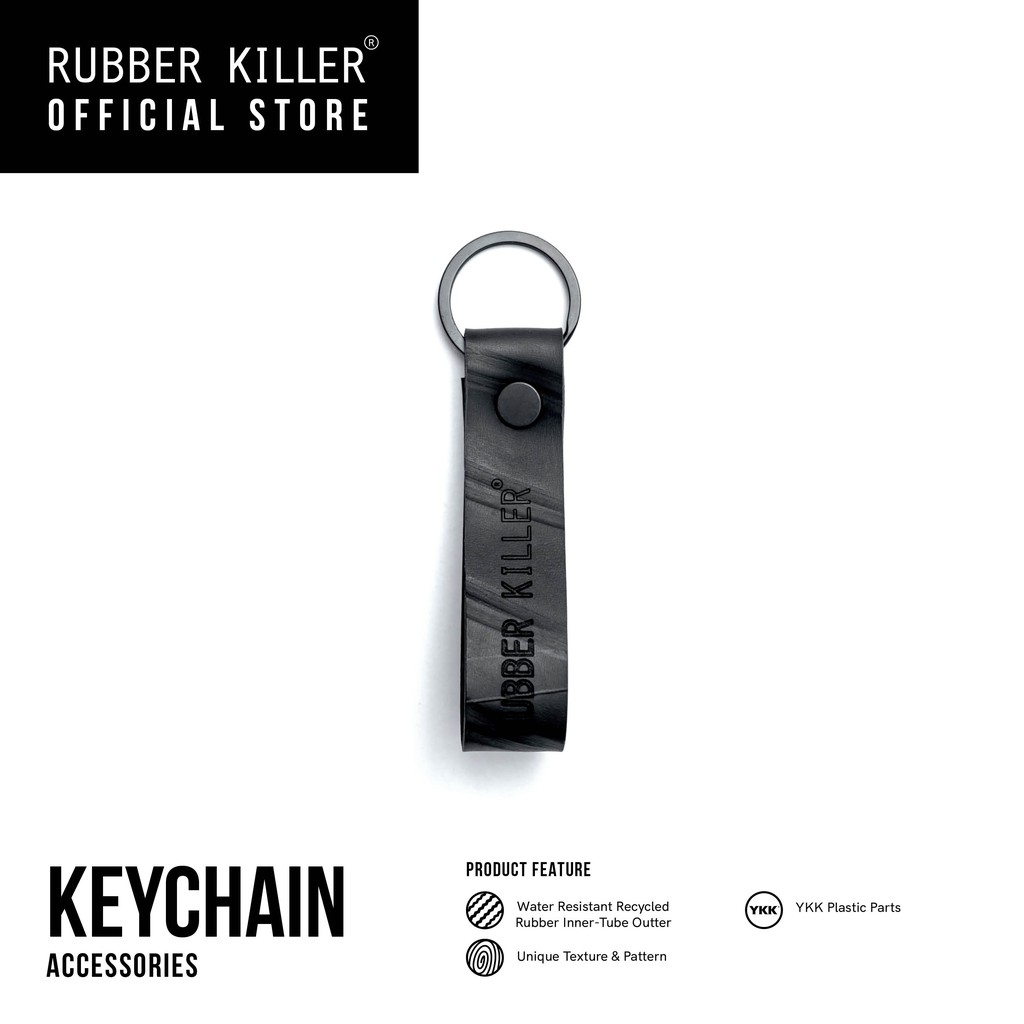 Rubber Killer - KUNJAE สีดำ (พวงกุญแจ, ยางทั้งอัน) - 101270003