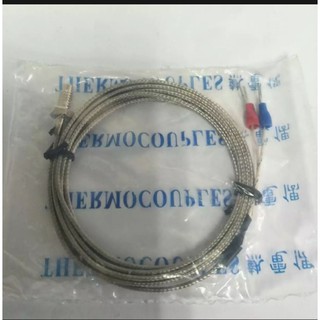 Thermocouple Type K สายเทอร์โมคับเปิลสายยาว 2ม.สายวัดอุณหภูมิ สินค้าในไทยพร้อมส่ง