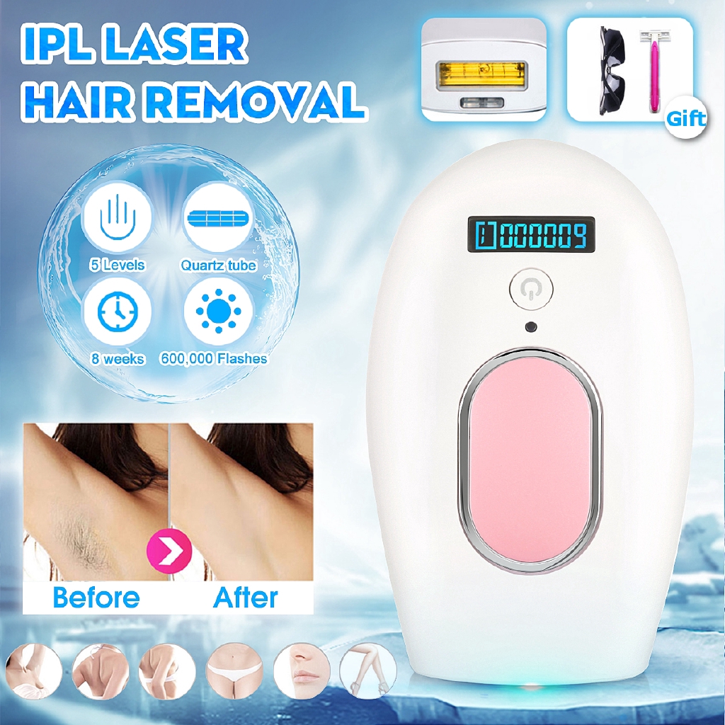 600000 Pulses IPL Laser Epilator Portable Depilator Machine Full Body Hair  Removal Device Painless rb0R | Shopee Thailand