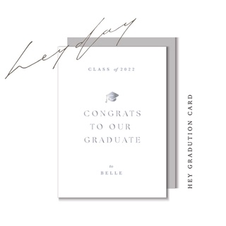 🎓🌟HEY! Graduation Card การ์ดเรียนจบใส่ชื่อได้ No.2