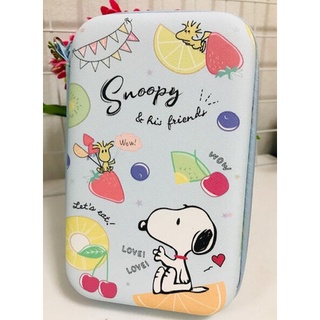 SNOOPY  SK  F   กล่องเก็บสายชาร์จ  กล่องใส่ PWB HDD , หูฟัง , เอนกประสงค์, Size XL ลาย SNOOPY    งานดี eva     BY 8118