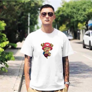 เสื้อผู้ชายเท่ - |วันพีซ เสื้อยืดเครื่องนุ่งห่มทอย Tony Chopper อะนิเมะ 6 สี Unisex ผ้าฝ้ายการ์ตูน#