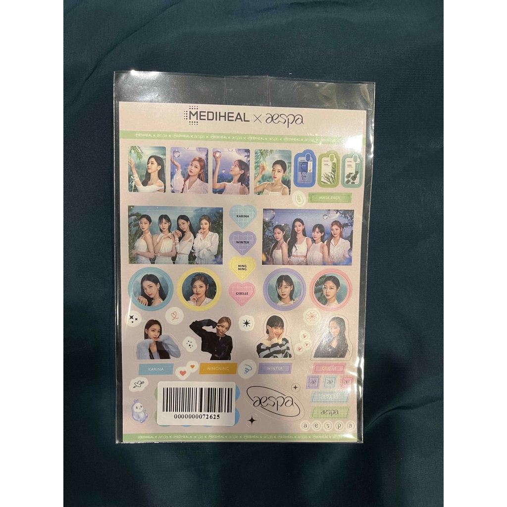 สติ๊กเกอร์ aespa x Mediheal sticker สินค้าพิเศษ