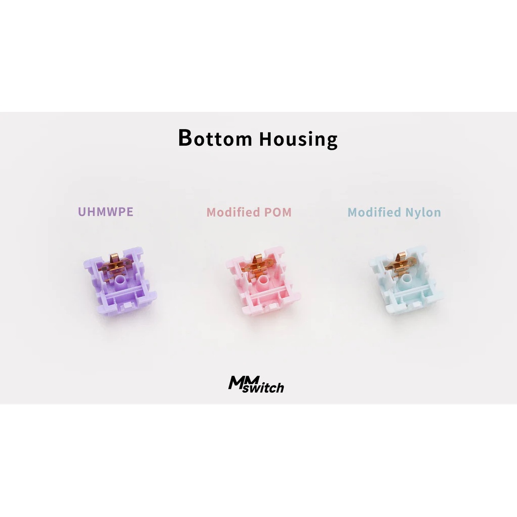 MMswitch - Pastel Bottom Housings ฐานสวิตซ์แมคคานิคอลจาก Wuque Studio
