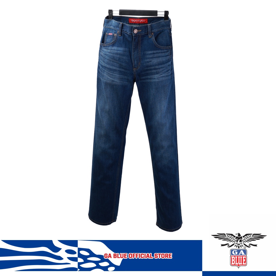 GA Blue 911 Mens Regular Rise Regular Fit Jeans - 1335