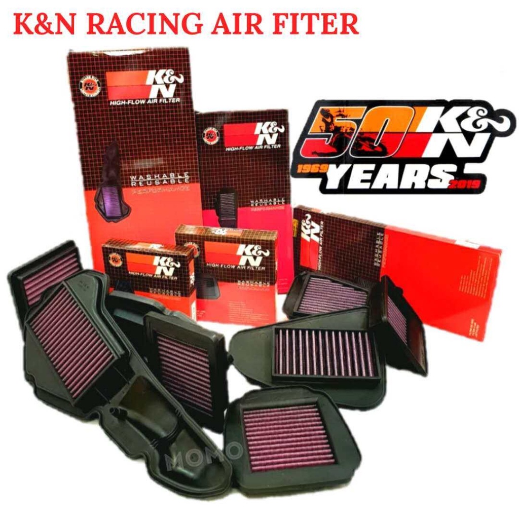 Air Filter RACING VARIO160 NMAX NVX XMAX ADV160 RSX150 RS150 Y15ZR Y16ZR VARIO150 160 K&N กรองอากาศ