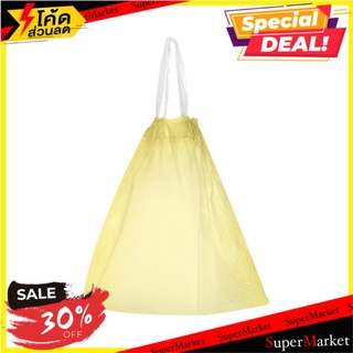 🚚พร้อมส่ง!! 💨 ถุงขยะหูผูก ACCO 30x40 นิ้ว สีเหลือง 10 ใบ ถุงขยะ DRAWSTRING GARBAGE BAG ACCO 30X40" YELLOW 10EA ถังขยะและ