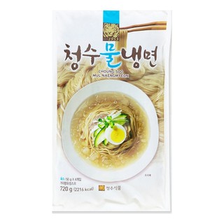 พร้อมส่ง 청수물냉면 เซ็ตบะหมี่เย็นเกาหลีพร้อมน้ำซุป(แนงมยอน) Choung Soo Cold Buckwheat Noodles 720g