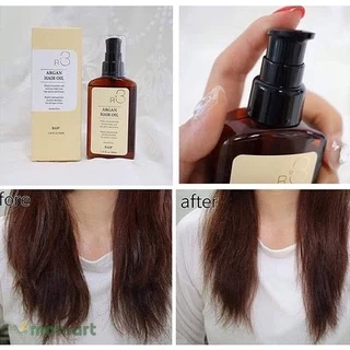 RAIP R3 Argan Hair Oil 100ml แท้100% น้ำมันบำรุงผม น้ำมันอาร์แกนบำรุงผมเสีย จากเกาหลี