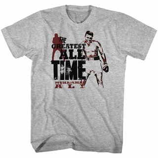 เสื้อยืด ผ้าฝ้าย แบบนิ่ม ทรงหลวม ลาย Muhammad Ali The Great American ClasicsS-5XL