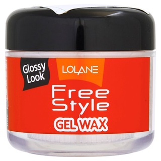 🚚💨พร้อมส่ง!! โลแลน กลอสซี่ ลุค ฟรีสไตล์ เจล แว็กซ์ 60กรัม Lolane Glossy Look Free Style Gel Wax 60g