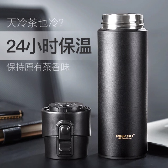 กระบอกน้ำ สูญญากาศ PINKAH ชงชา กระติกน้ำ - รูปที่ 3