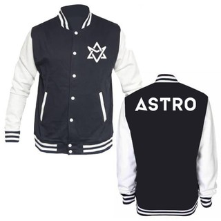 เสื้อแจ็กเก็ตกันหนาว รับประกันคุณภาพ KPOP ASTRO ด้านหน้า และด้านหลัง ราคาถูก