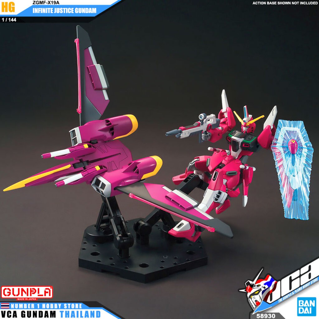 BANDAI GUNPLA HIGH GRADE HG 1 144 INFINITE JUSTICE GUNDAM REVIVE โมเดล