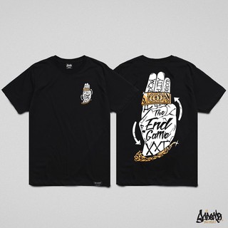 ราคา ® เสื้อไซส์ใหญ่ 3XL 4XL เสื้อยืดคนอ้วน ลาย ดำ เสื้อผ้าคนอ้วน ผู้ชาย BsS-3XL