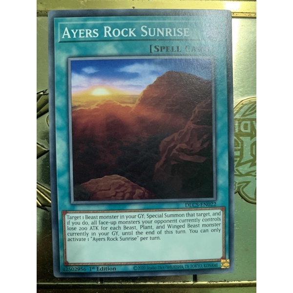 โพสต์ Yugioh: ayers rock sunrise