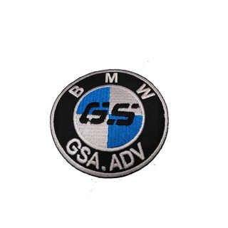 [ตัวรีด เย็บได้] BMW GSA ADV (GS) ป้ายติดเสื้อ logo Embroidered Sew Iron On Patches Badge