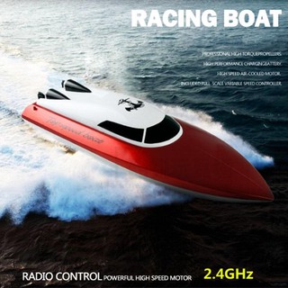 เรือเร็วบังคับวิทยุ 2.4 GHZ BOAT RACING เลี้ยวด้วยหางเสือ เดินหน้า/ถอยหลัง NO.802