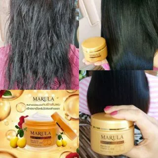 (มีส่งด่วน)MARULA-มารูล่า แวกซ์เงาแห้ง ไม่ต้องล้างออก สมานแกนผม ผมขึ้นเงา (กลิ่นหอมติดผมเลยค่ะ)