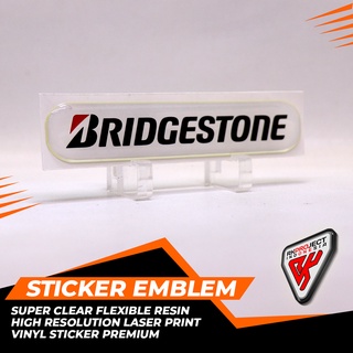 สติกเกอร์เรซิน รูปสัญลักษณ์ BRIDGESTONE