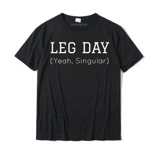 [COD]เสื้อยืด ผ้าฝ้าย พิมพ์ลาย Amputee Humor Leg Day Singular สไตล์ฮิปฮอป แฟชั่นฤดูร้อน สําหรับผู้ชายS-5XL