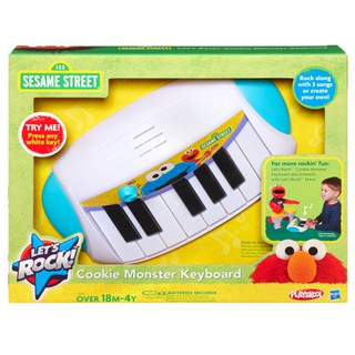 Sesame Street Lets Rock Cookie Monster Keyboard playskool ของแท้ นำเข้าจากอเมริกา