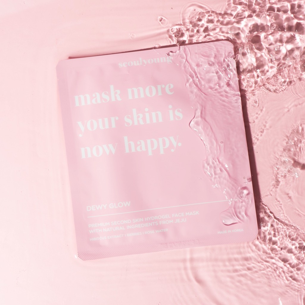 มาร์คหน้าเกาหลี seoulyoung Dewy Glow (1 แผ่น) บำรุงผิวระดับลึก เติมน้ำเติมวิตามินให้ผิว ให้ผิวฟู อิ่