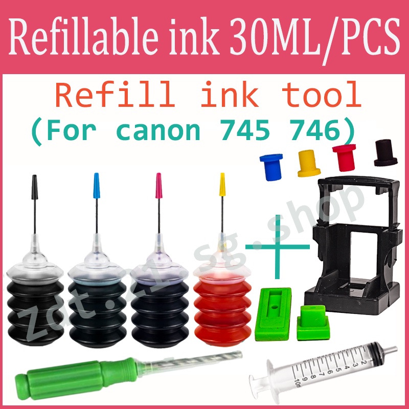 หมึกเติม สีดํา สําหรับ Canon 745XL Canon 745s Canon 745 745 746 Canon 745 Canon 745 XL