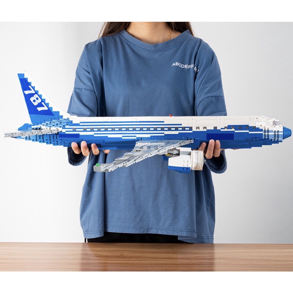 DK 80009 (1349 ชิ้นโบอิ้งเครื่องบิน 787 Dreamliner ประกอบของเล่น)