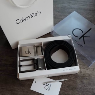 แท้💯% Calvin Klein Belt and Buckle Set (No.02) เซตสุดคุ้ม!! เข็มขัด + หัวเข็มขัด 2 ชิ้น