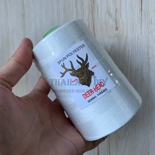 ด้ายเย็บผ้า ด้ายเส้นใหญ่ 20/3 หลากสี 400 เฉดสี+ เลื่อนดูได้ WOP ด้ายหลอดใหญ่ 250g ตราหัวกวาง ด้าย ด้ายยีนส์ เย็บรองเท้า