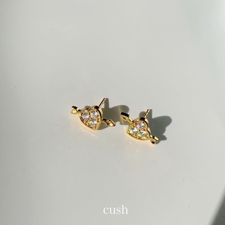 cush.th cupid stud earrings