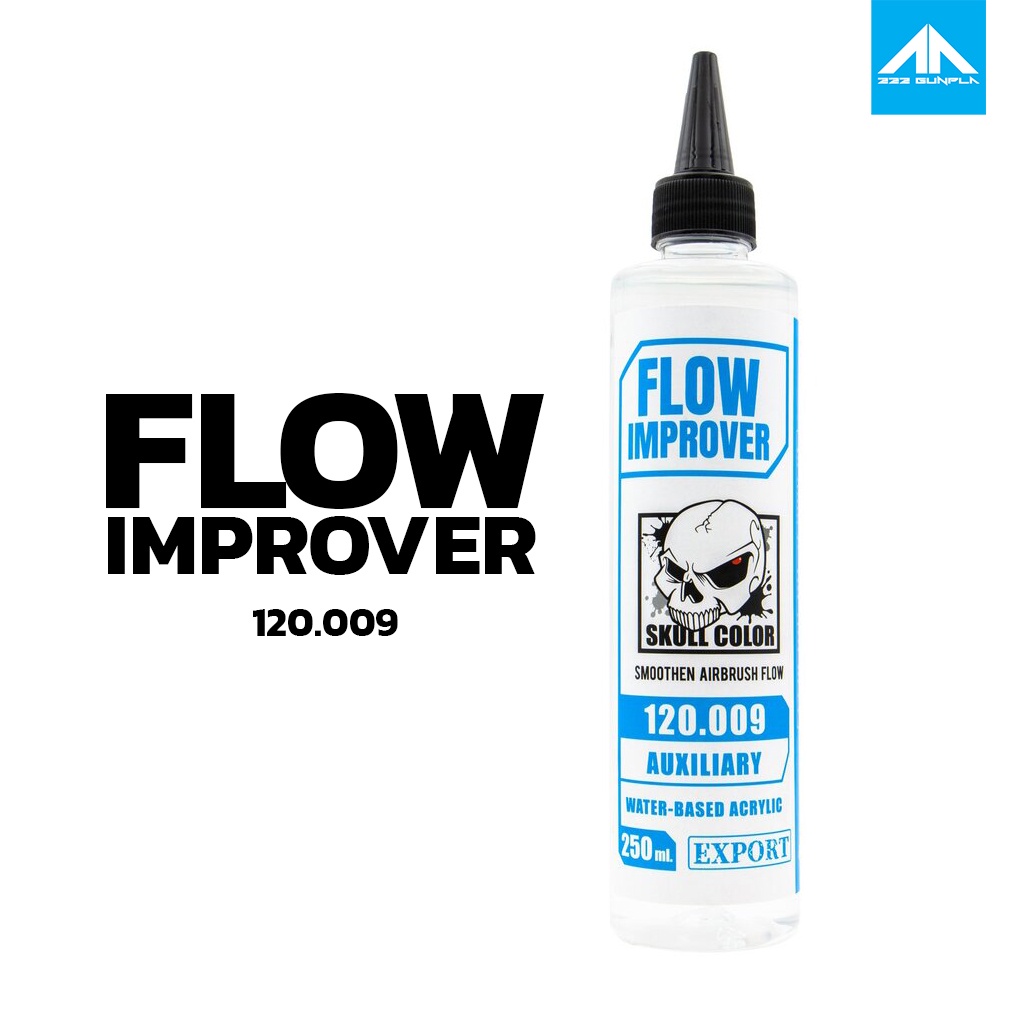 SKULL COLOR FLOW IMPROVER น้ำยาผสมช่วยให้สีสูตรน้ำพ่นได้ราบรื่น